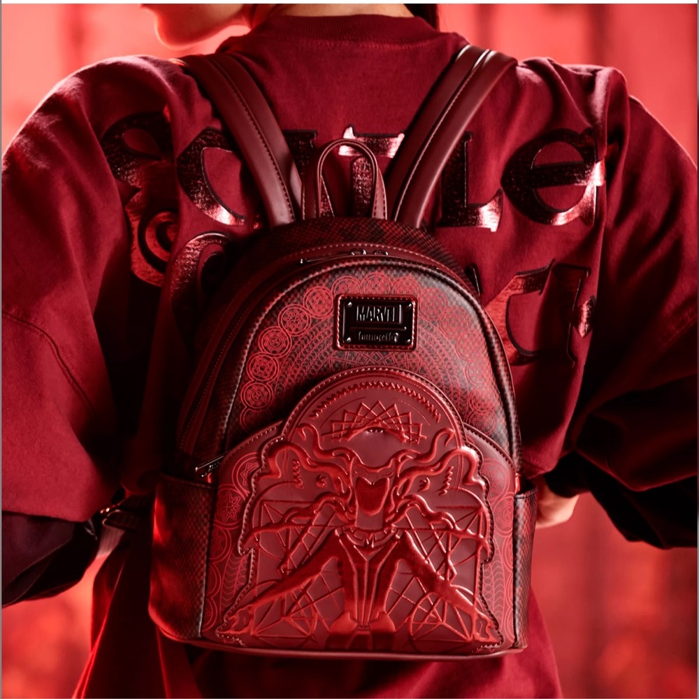 2024 BNWT Disney Parks Scarlet Witch Loungefly Mini Backpack